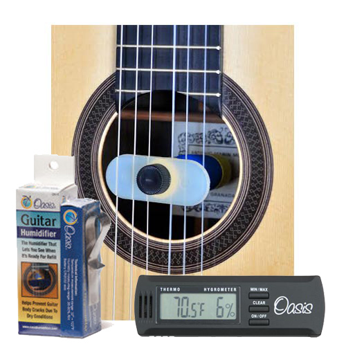 Oasis Digital Hygrometer/Thermometer OH-2, Super-Slim Profile Design